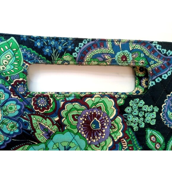 2009 Vera Bradley Blue Rhapsody XL Clutch Handbag (AS IS) - Picture 9 of 16